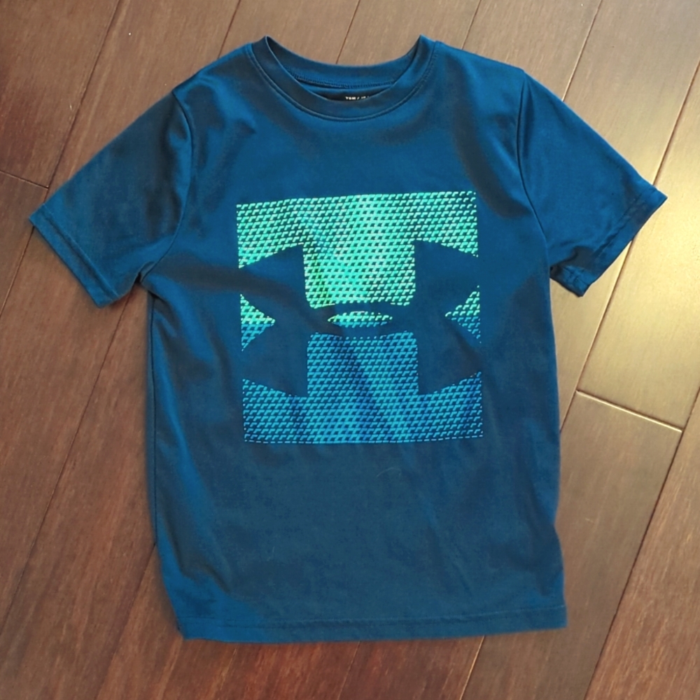 Under armour youth/boys dri-fit/heat gear, Youth Small, navy, like new